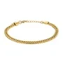 Carl Pique Panzer M/L Bracelet Goldplated Stainless Steel CP0102