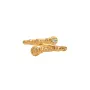 IX Studios Crunchy Nature Ring 22 ct. Goldplated Silver DMN0315GDWH
