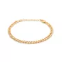 Avilé Jewelry Panzer Bracelet 18 ct. Goldplated Silver DI018-GP
