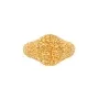 IX Studios Crunchy Mini Oval Ring Goldplated Silver DMN0299GDCR