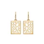 Schultz Jasmin Earrings 18 ct. Copper Goldplated DU-719043-GP
