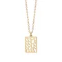 Schultz Necklace for Woman with a beautiful Gold color made in Cobber