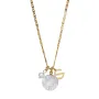 Schultz Necklace for Woman with a beautiful Gold color made in Stainless Steel