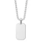 Captena Rectangle Necklace Stainless Steel DU10063