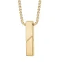 Captena Bar Necklace Stainless Steel DU10066