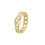 Schultz Ring for Woman with a beautiful Gold color made in Stainless Steel