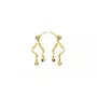 Pernille Corydon Hellir Earrings 18 ct. Goldplated Silver e-465-gp