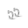 Enamel Hali Earrings Silver E221S