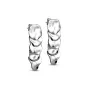 Enamel Sahara Earrings Silver E394S