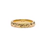 IX Studios Crunchy Class Ring 22 ct. Goldplated Silver DMN0313GD