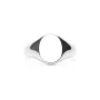 IX Studios Mini Oval Signet Ring 22 ct. Silver DMN0299 RH