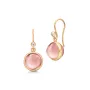 Julie Sandlau Prime Dusty Rose Earrings 22 ct. Goldplated Silver HKS181GDDSROCRCZ