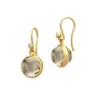 Julie Sandlau Prime Smokey Earrings 22 ct. Goldplated Silver HKS181GDSMCRCZ