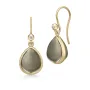 Julie Sandlau Paloma Earrings Smokey Earrings 18 ct. Goldplated Silver HKS631GDSMCRCZ