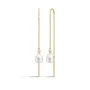 Julie Sandlau Tasha Earrings 22 ct. Goldplated Silver HKS704GDWHPLCZ