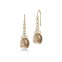 Julie Sandlau Treasure Earrings 22 ct. Goldplated Silver HKS710GDHACRCZ