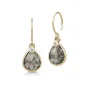 Julie Sandlau Leela Earrings Smokey Earrings 22 ct. Goldplated Silver HKS750GDSMCRCZ