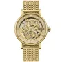 Ingersoll 1892 The Herald Automatic I00413 watch with Gold dial and a watch case of 40 mm in diameter and a Mesh in Gold