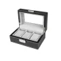 Ditur Watch Box 3 Watches Black Synthetic leather KXD0521