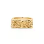 IX Studios Rustic Ring 22 ct. Goldplated Silver DMN0321GD
