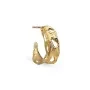 Jane Kønig Leaf Earring Single 18 ct. Goldplated Silver LH-HOL23-G