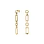 Rosefield Multi Octagon Studs Earrings Goldplated Stainless Steel JEOSG-J902