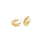 Rosefield Twisted Earrings Goldplated Stainless Steel JETHG-J972
