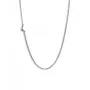 Jane Kønig Half Moon Necklace Silver JKHMNF18-S