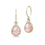 Julie Sandlau Leela Earrings Dusty Rose Earrings 22 ct. Goldplated Silver HKS750GDDSROCRCZ