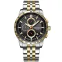 Kensington Sport K0095 watch with Black dial and a watch case of 44 mm in diameter and a Metallink, Two-Tone in Gold, Silver