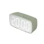 Karlsson Mirror LED Oval Alarm clock KA5876GR