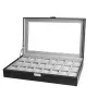 Ditur Watch Box 24 Watches Black Synthetic leather KXD0486