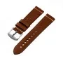 Mulhouse Genuine Leather watch strap in Brown