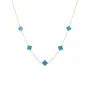 SKØR Clove Blue Necklace Stainless Steel 10101023