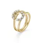Mads Z Crown Tiara Ring 14 ct. Gold 0,40 ct. 1541940