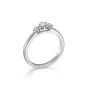 Mads Z Crown Trinity Ring 14 ct. White gold 0,17 ct. 1641717