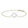 Mads Z Diamond Halo Bracelet 14 ct. Gold 0,12 ct. 1551024