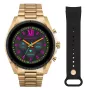 Michael Kors Gen 6 Bradshaw Smartwatch MKT5138 watch with  dial and a watch case of 44 mm in diameter and a Metallink in Gold