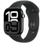 Apple Watch Series 10 GPS 46mm Jet Black Aluminium Sport Band S/M MWWP3