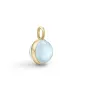 Julie Sandlau Prime Pendant Milky Aqua Pendant 22 ct. Goldplated Silver PD19GDMLAQCR