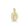 Julie Sandlau Signature Big Pendant 22 ct. Goldplated Silver PD21GD