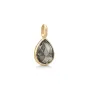 Julie Sandlau Lea Pendant Smokey Pendant 22 ct. Goldplated Silver PD367GDSMCR