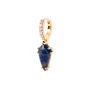 PDPAOLA Naoki Sodalite Earring Single 18 ct. Goldplated Silver PG01-693-U