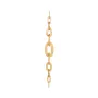 Jane Kønig Row Earring Single 18 ct. Goldplated Silver RCE01-AW2100-G
