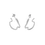 Pico Remark Beat Earrings Silverplated Brass N01004-FS
