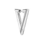 Jane Kønig Chunky Triangle Small Earring Single Silver SCT-HS22-S