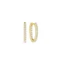 Sif Jakobs Ellisse Piccolo Earrings 18 ct. Goldplated Silver SJ-E2312-CZ-YG