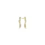 Sif Jakobs Ellera Waves Altro Earrings Goldplated Silver SJ-E2763-CZ-YG