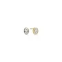 Sif Jakobs Earrings Sardinien Ovale Earrings Goldplated Silver SJ-E2795-CZ-YG