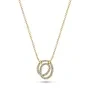 Sif Jakobs Sardinien Spirale Due Necklace Goldplated Silver SJ-N2577-CZ-YG